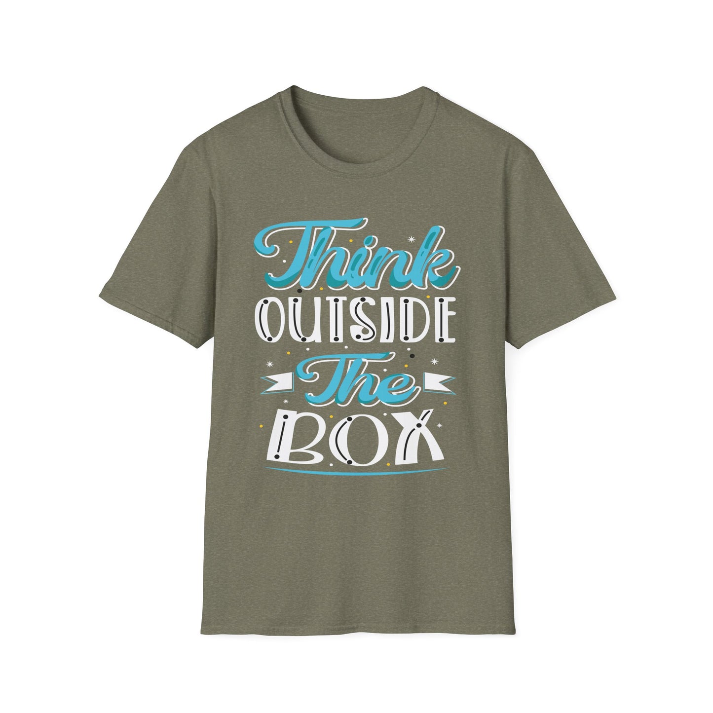 Think Outside The Box  Unisex Softstyle T-Shirt