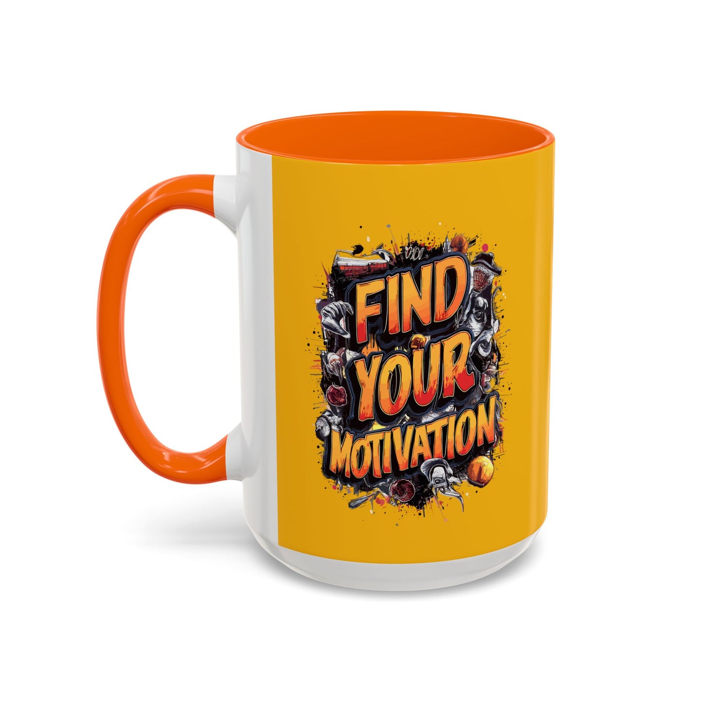 Find Your Motivation Accent Coffee Mug (11, 15oz)