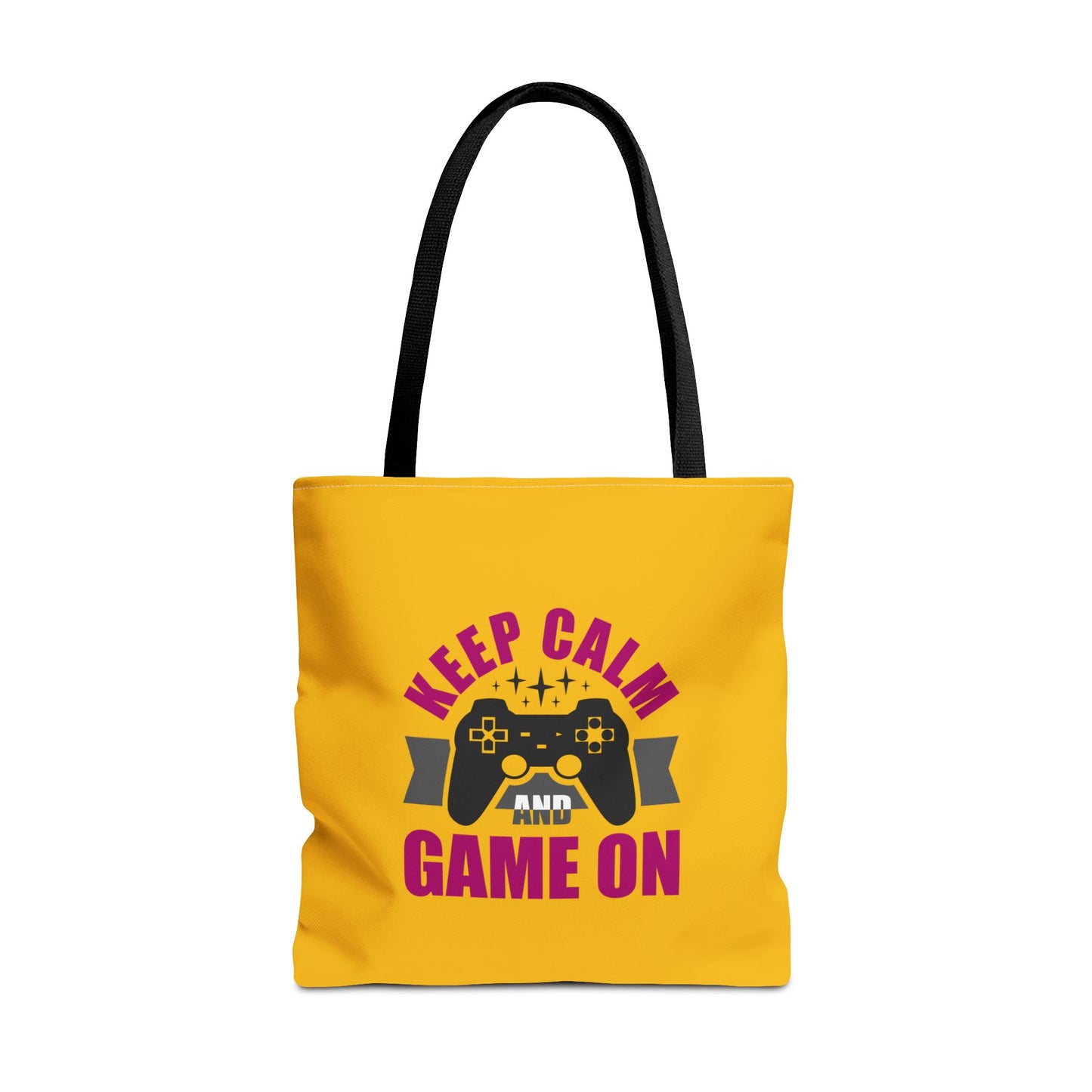 Keep Calm And Game On Tote Bag (AOP)