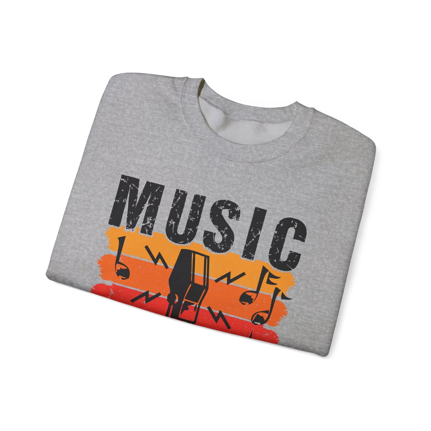 Music Can Change The World Unisex Heavy Blend™ Crewneck Sweatshirt