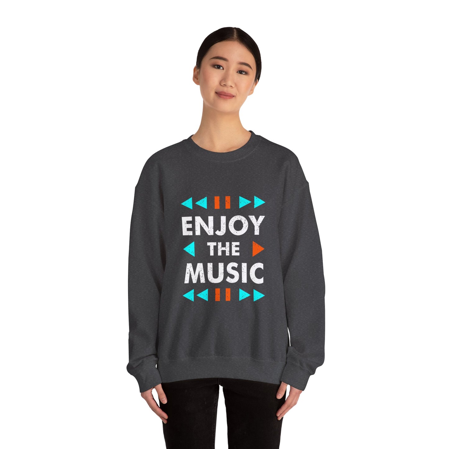 Enjoy The Music Unisex Heavy Blend™ Crewneck Sweatshirt