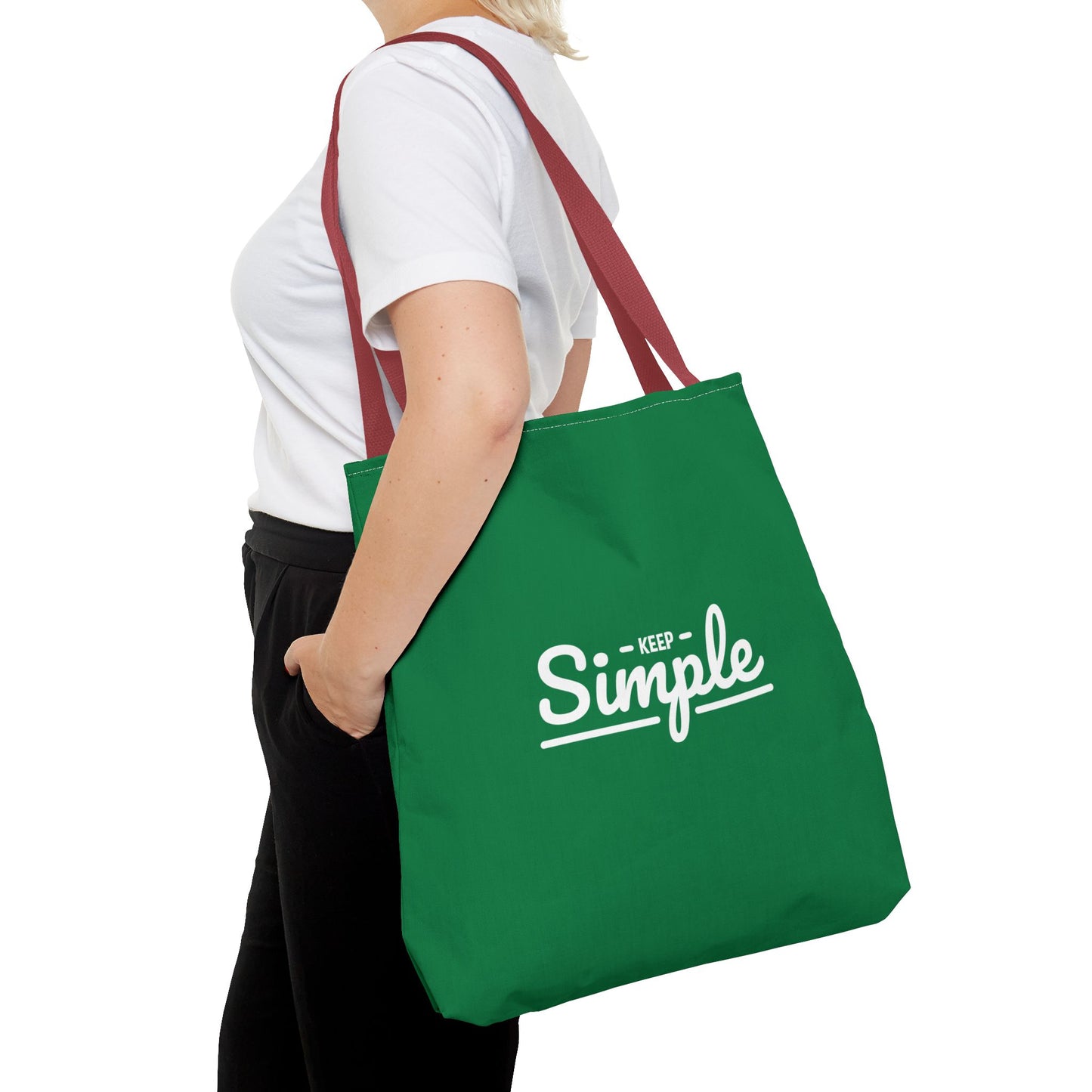 Keep Simple Tote Bag (AOP)