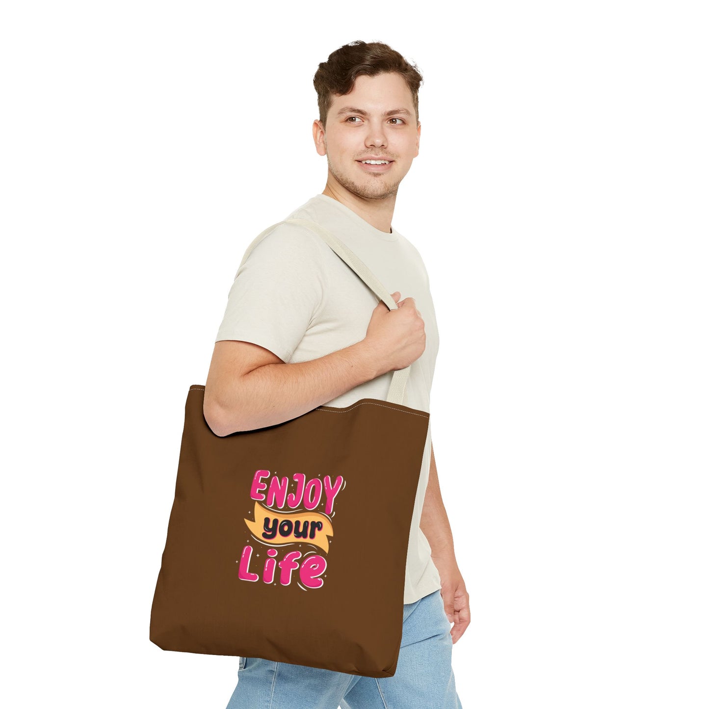 Enjoy Your Life Tote Bag (AOP)