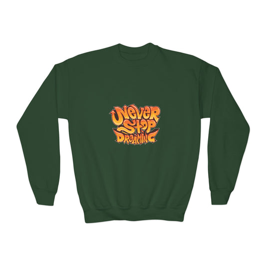 Never Stop Dreaming Youth Crewneck Sweatshirt