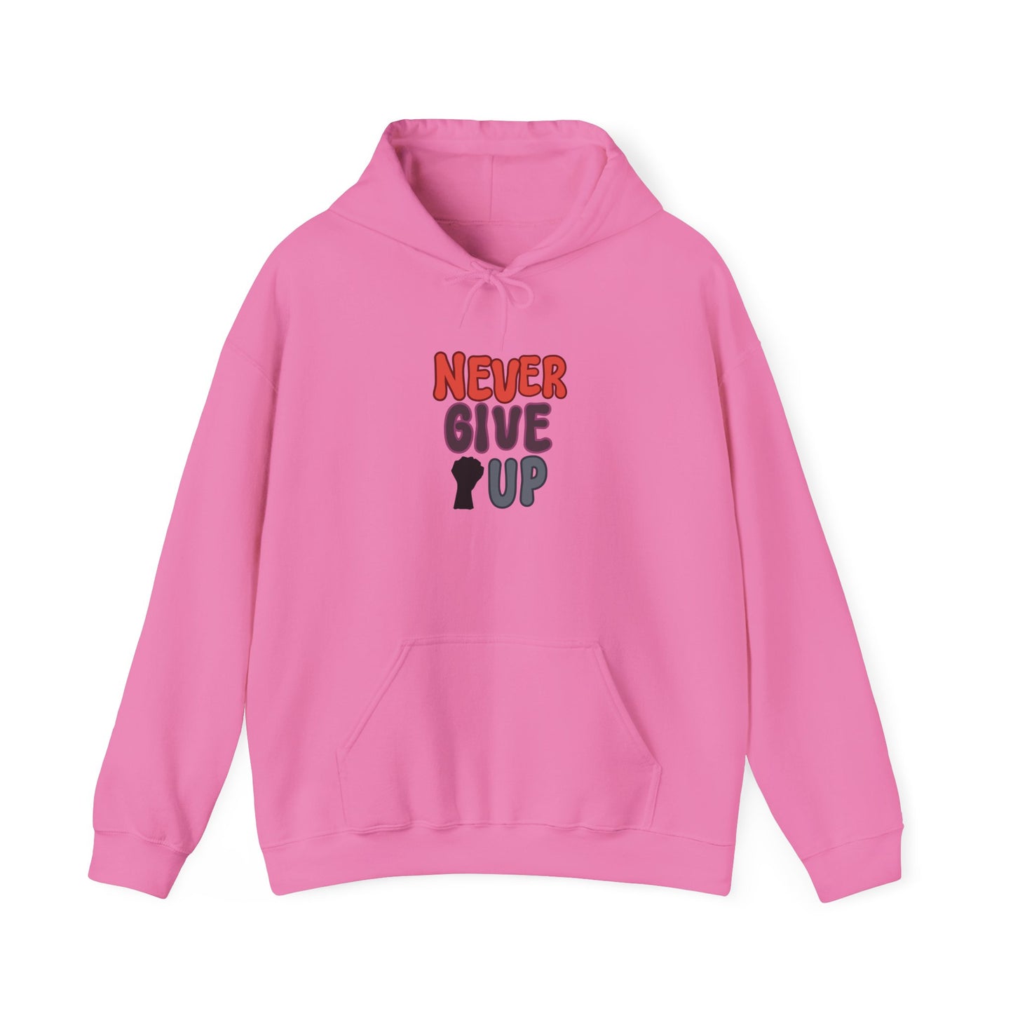 Never Give Up Unisex Heavy Blend™ Hooded Sweatshirt