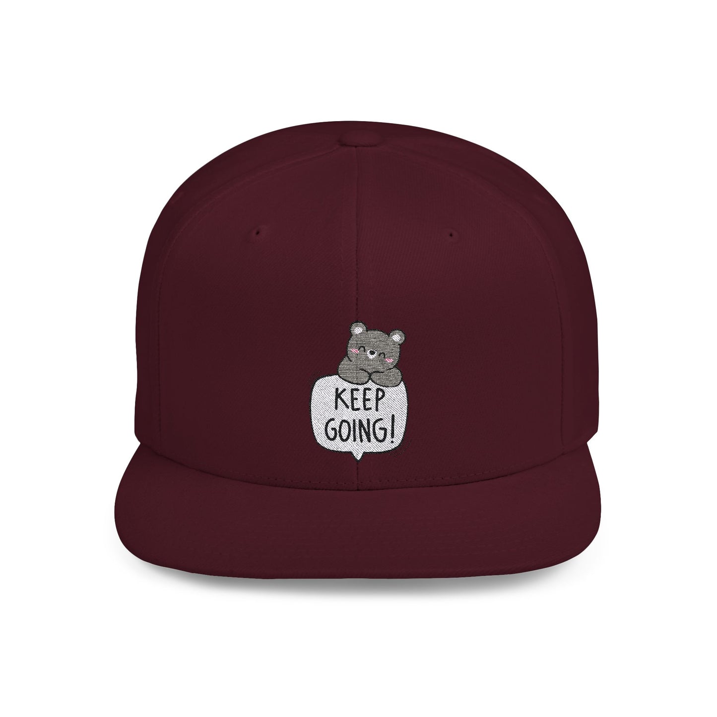 Keep Going Flat Bill Snapback