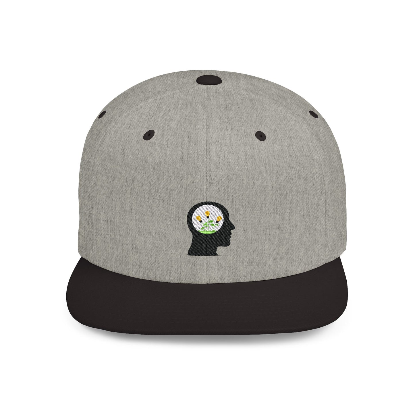 Mindset And Positive Thoughts Flat Bill Snapback