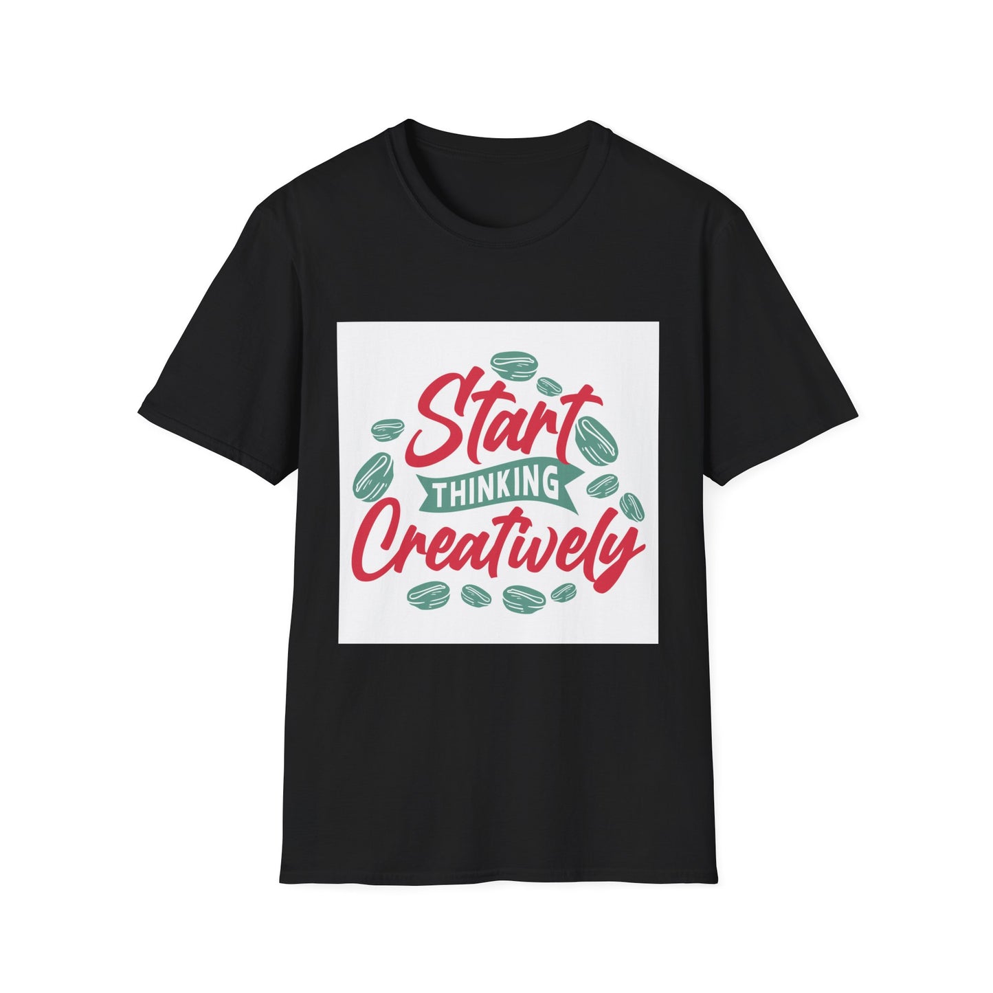 start thinking creatively Unisex Softstyle T-Shirt