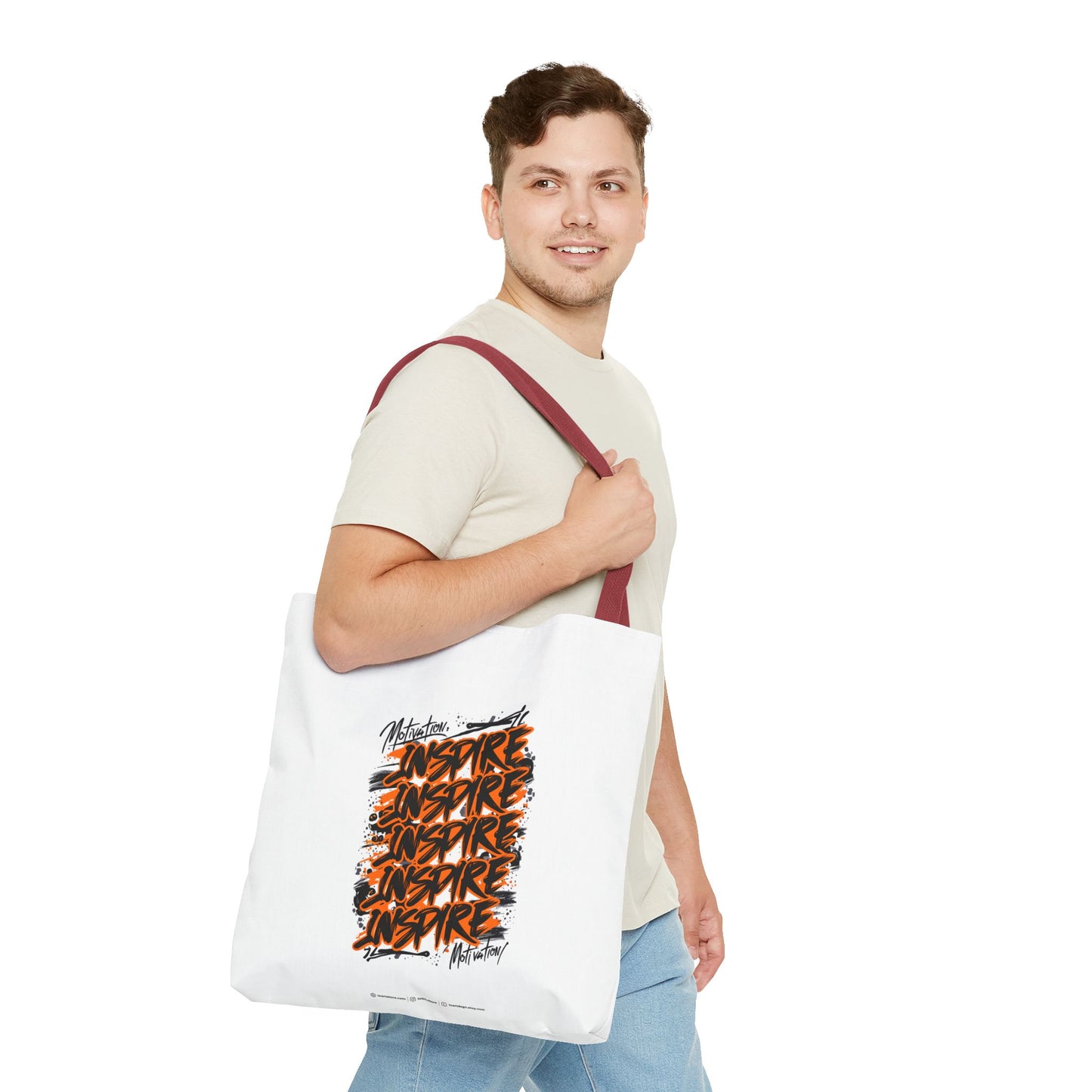 Motivation Inspire Motivation Tote Bag (AOP)