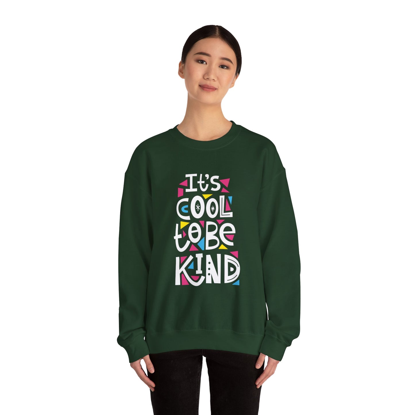 It's Cool To Be Kind Unisex Heavy Blend™ Crewneck Sweatshirt