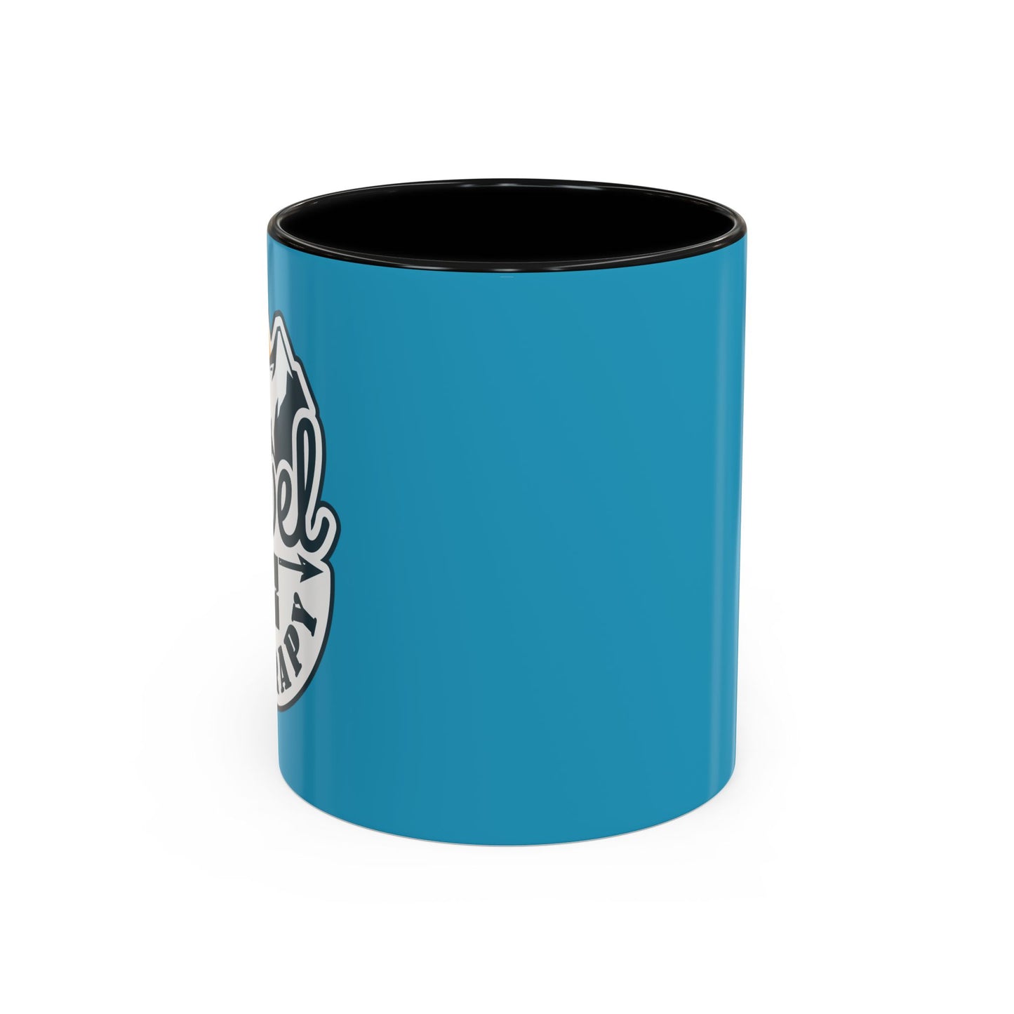 Travel Is My Therapy Accent Coffee Mug (11, 15oz)