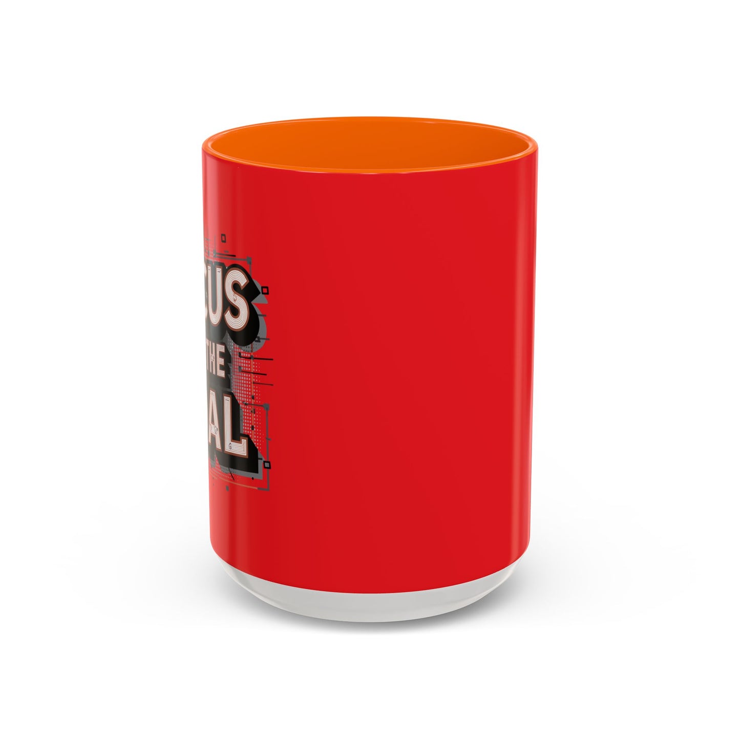 Focus On The Goal Accent Coffee Mug (11, 15oz)