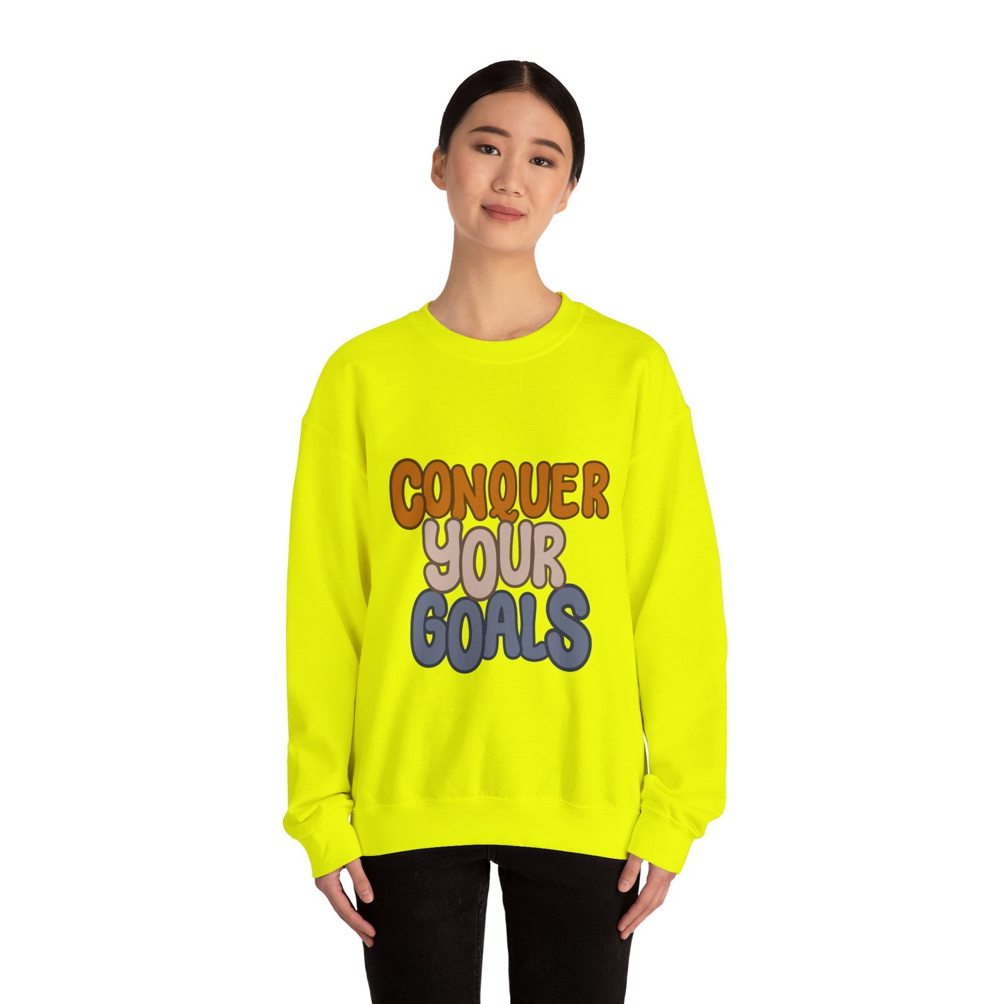 Conquer Your Goals Unisex Heavy Blend™ Crewneck Sweatshirt