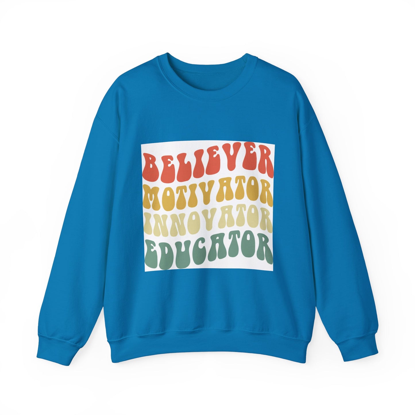 Believer Motivator Innovator Educator Unisex Heavy Blend™ Crewneck Sweatshirt