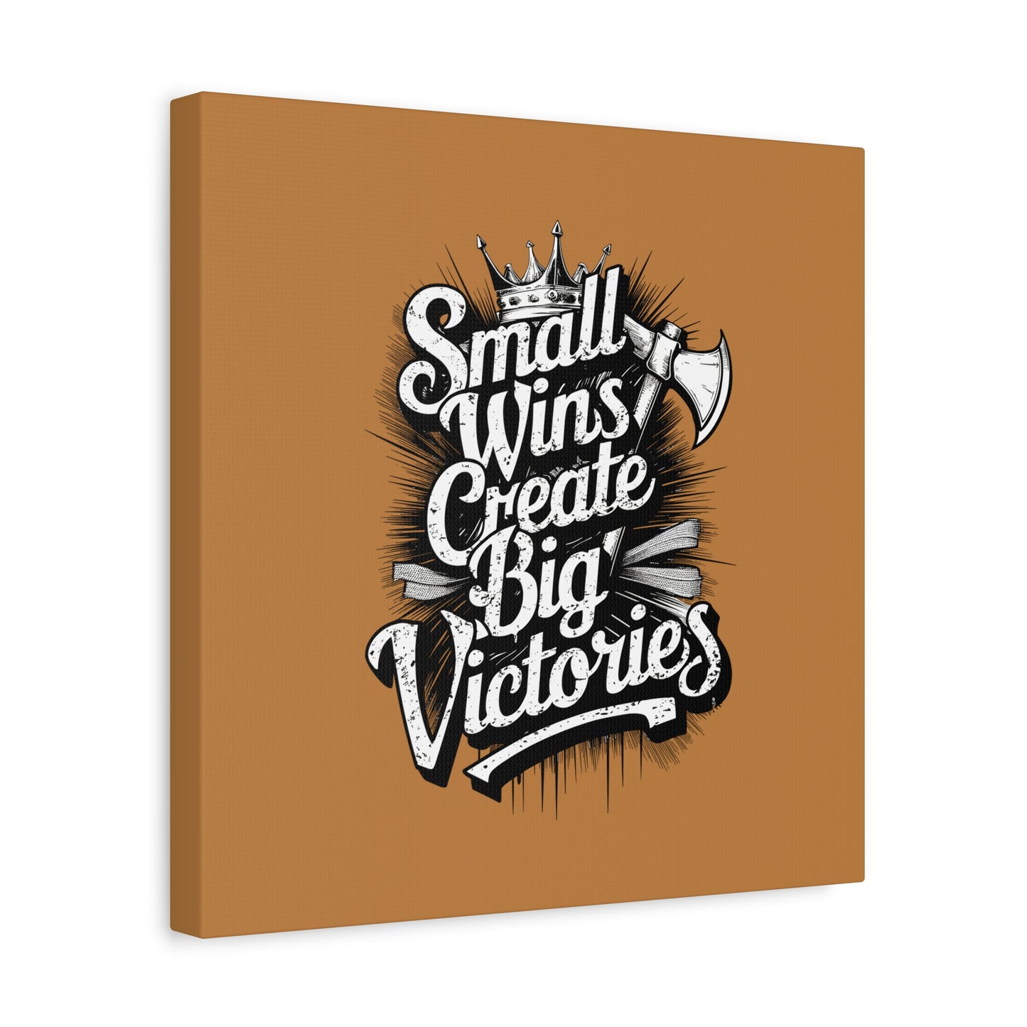 Small Wings Create Big Victories Matte Canvas, Stretched, 1.25"