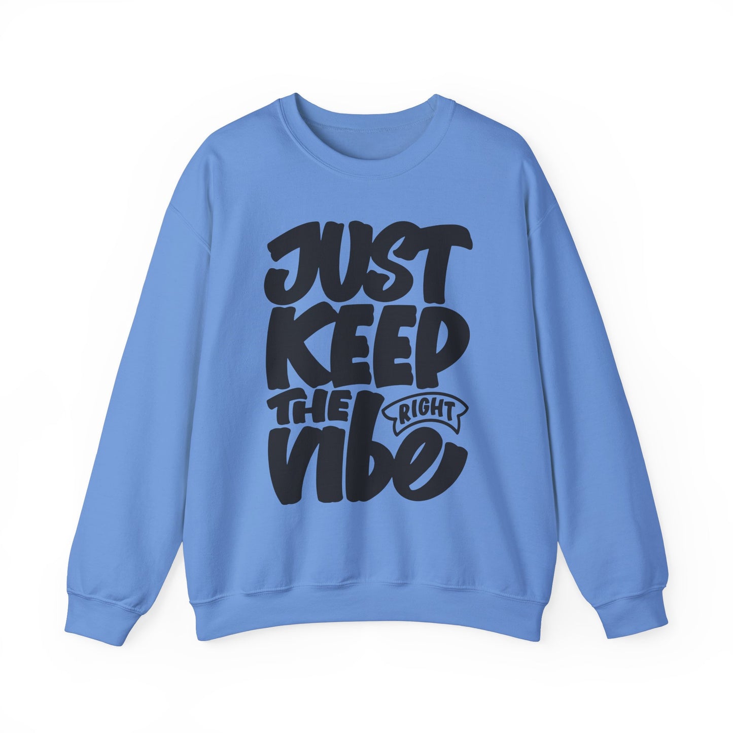 Just Keep The Right Vibe Unisex Heavy Blend™ Crewneck Sweatshirt