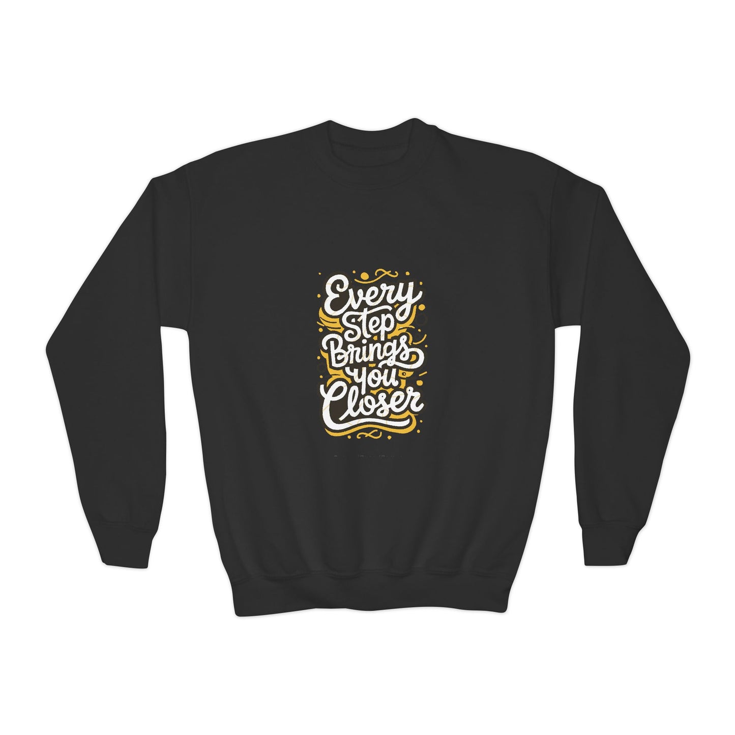 Every Step Brings You Closer Youth Crewneck Sweatshirt