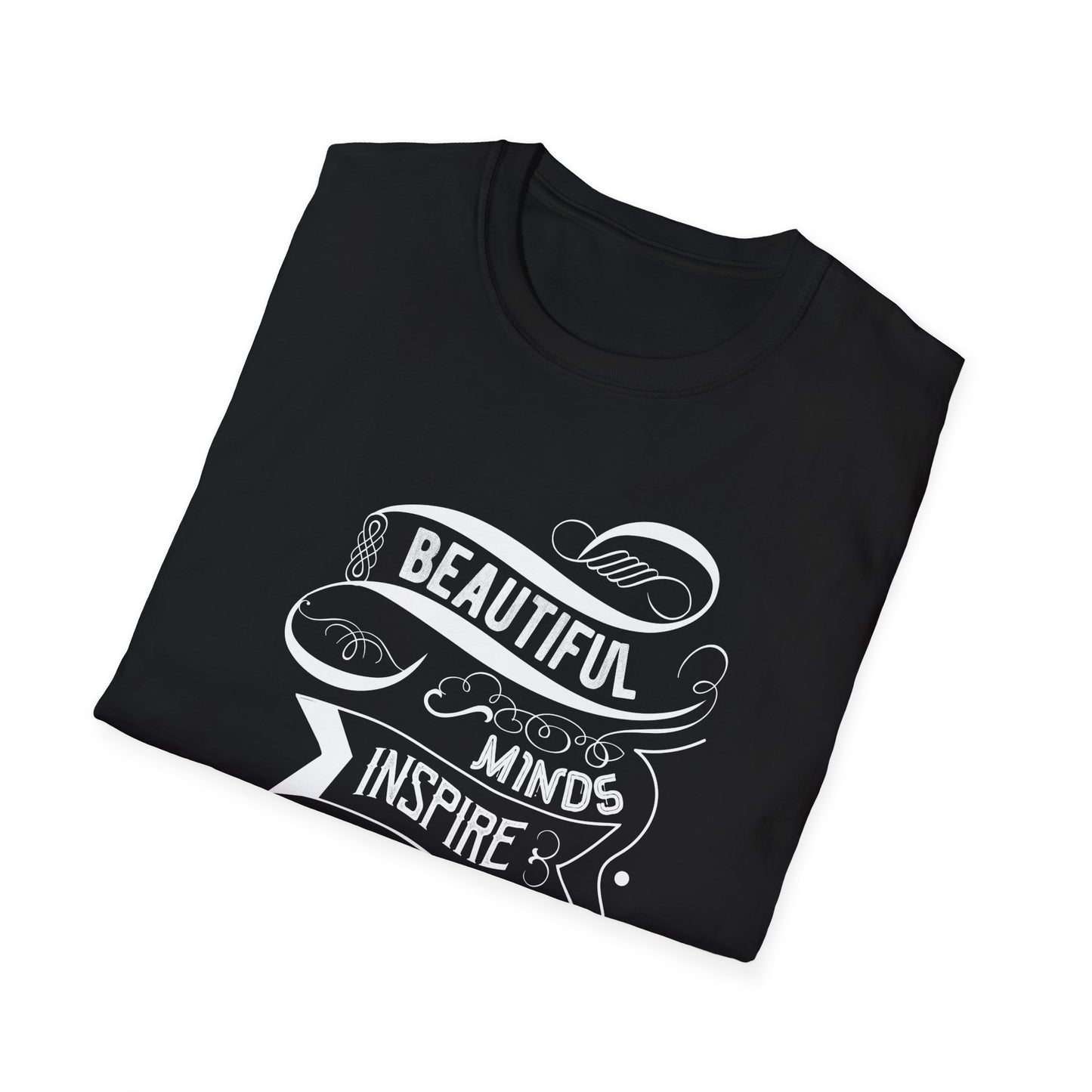 Beautiful Minds Inspire Others Unisex Softstyle T-Shirt