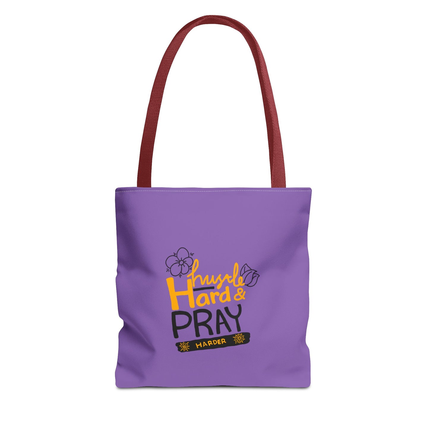 Hustle Hard And Pray Harder Tote Bag (AOP)