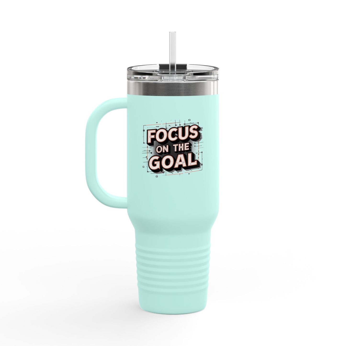Focus On The Goal Insulated Travel Mug, 40oz