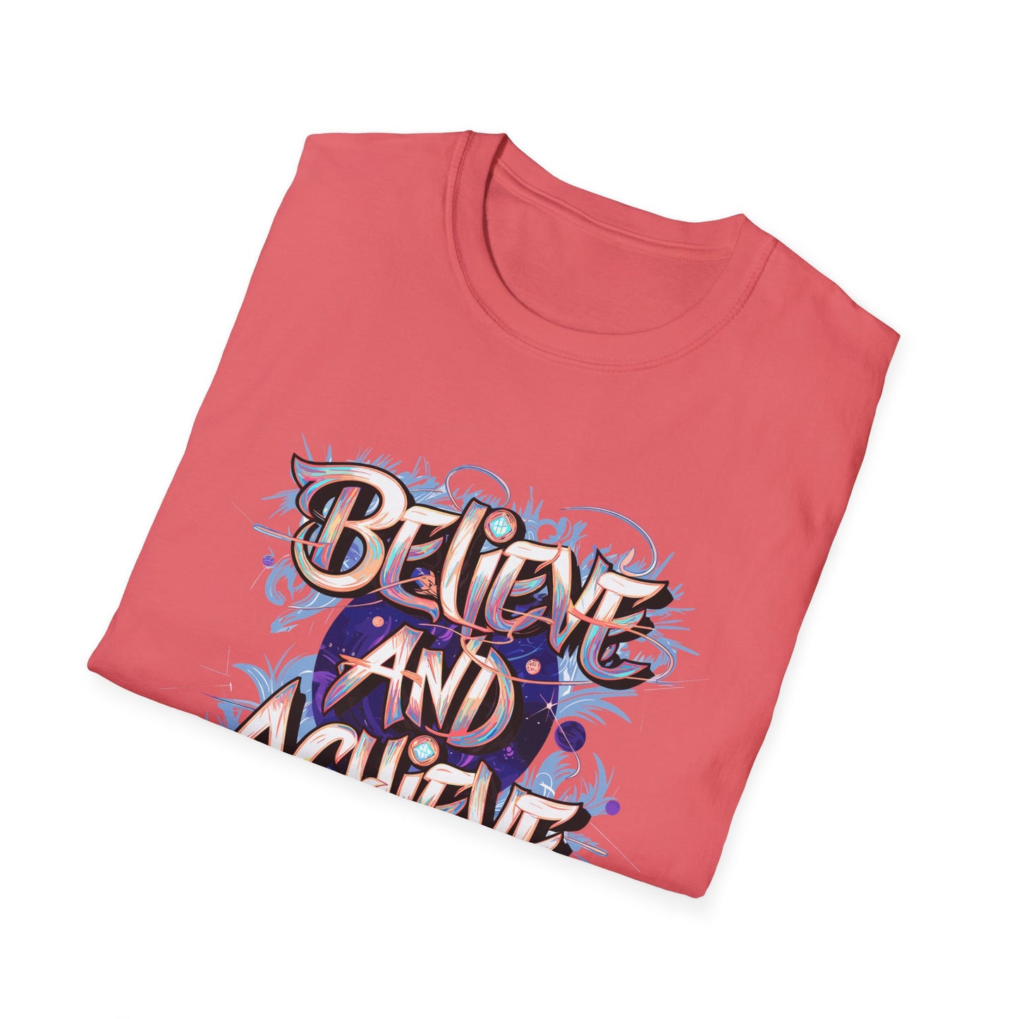 Believe And Achieve Unisex Softstyle T-Shirt