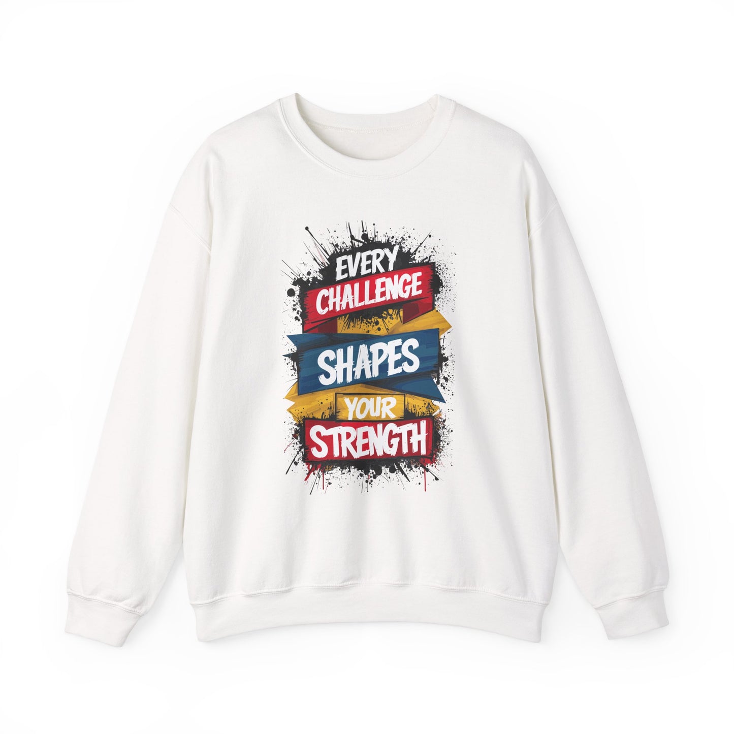 Every Challenge Shapes Your Strength Unisex Heavy Blend™ Crewneck Sweatshirt