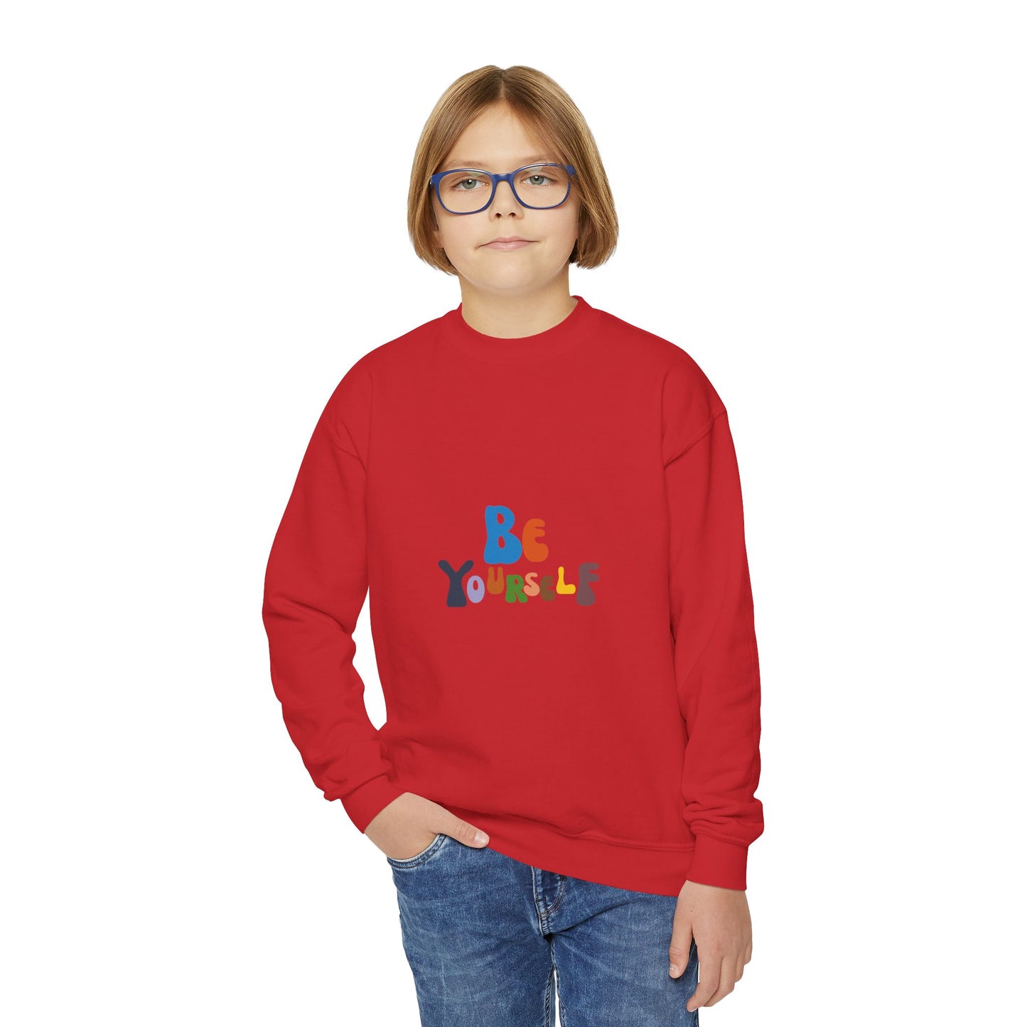 Be Yourself Youth Crewneck Sweatshirt