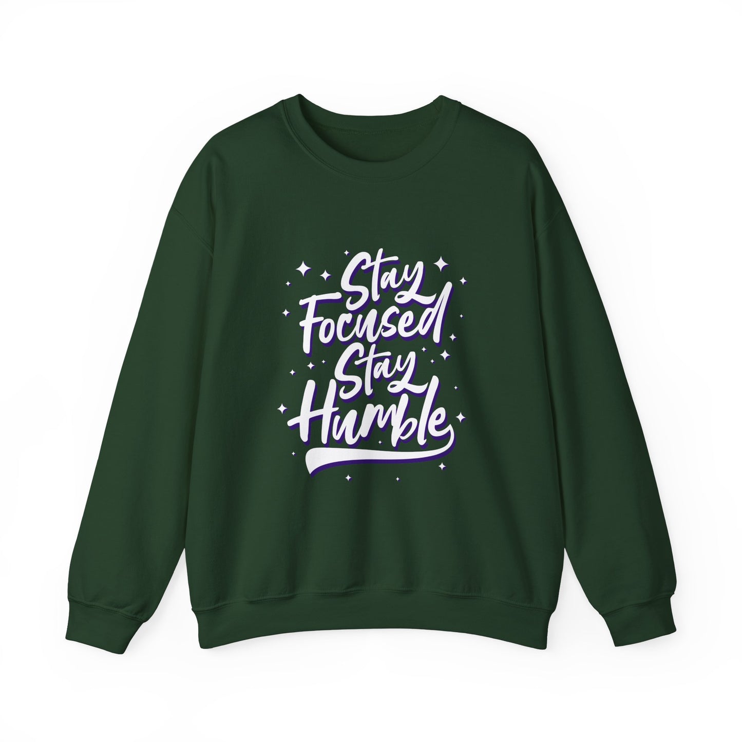 Stay Focused Stay Humble Unisex Heavy Blend™ Crewneck Sweatshirt