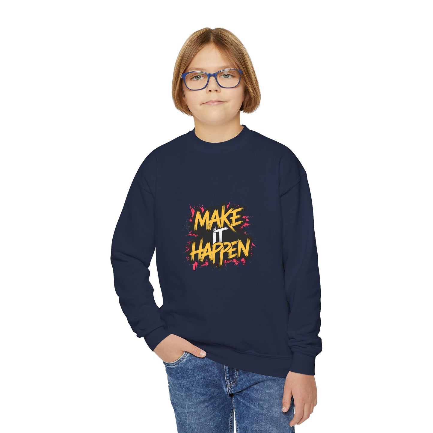 Make It Happen Youth Crewneck Sweatshirt