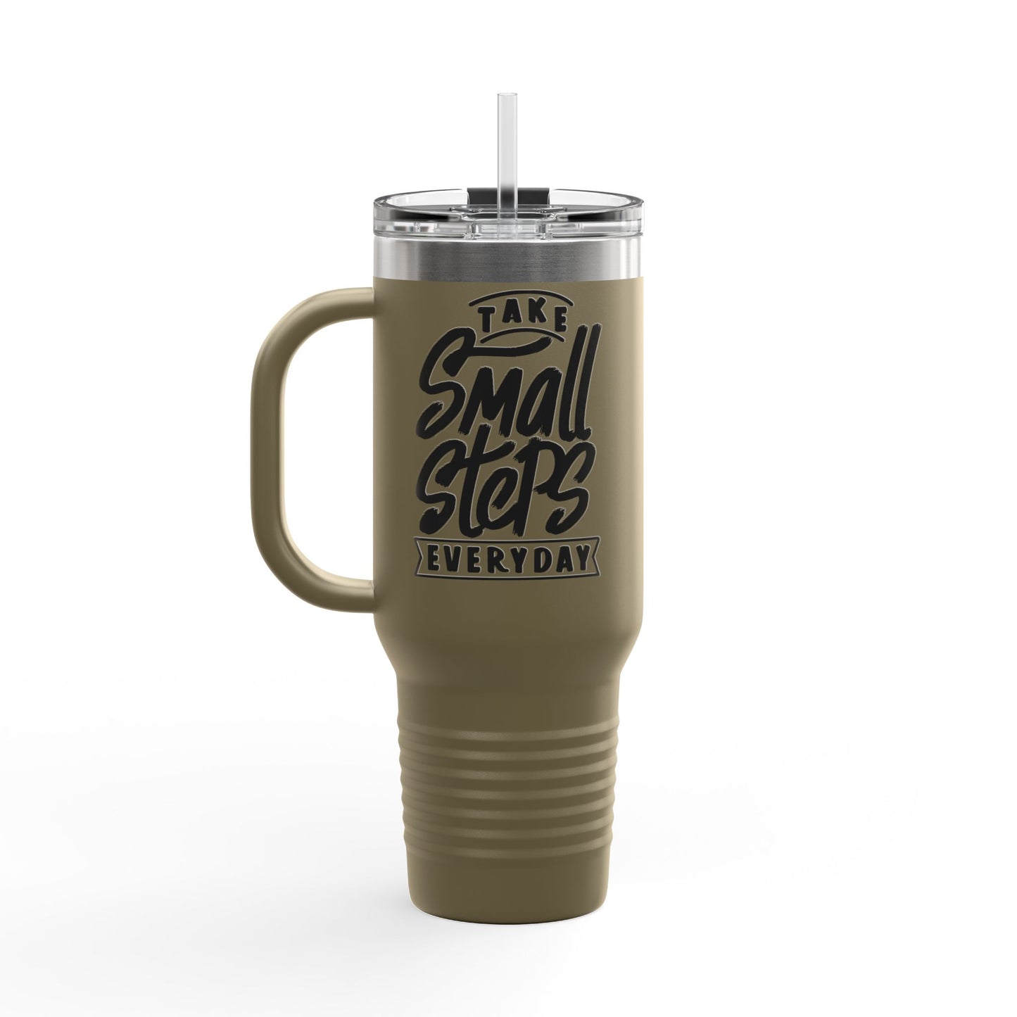 Take Small Steps Everyday Insulated Travel Mug, 40oz