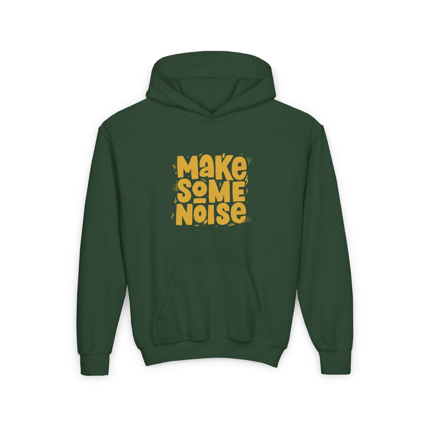 Make Some Noise Youth Heavy Blend Hooded Sweatshirt