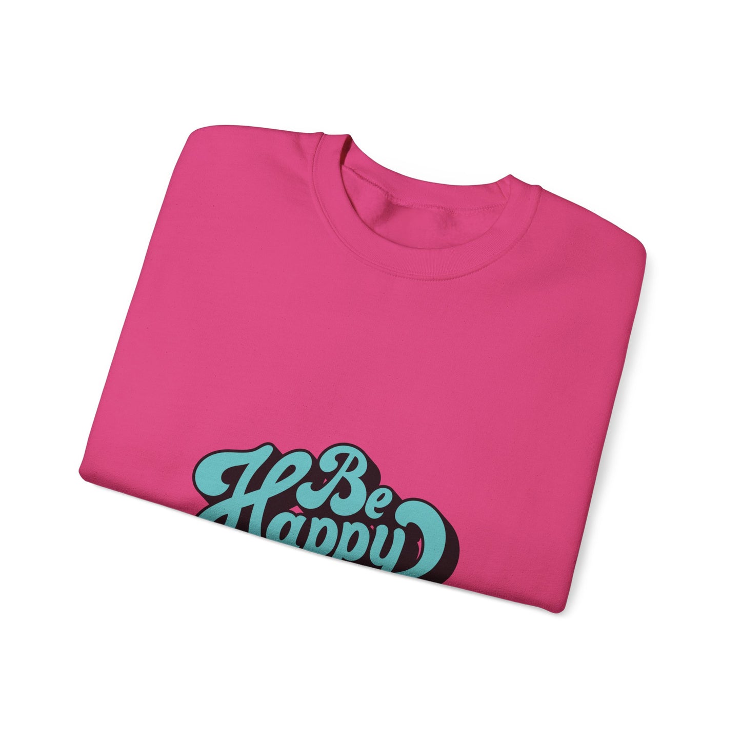 Be Happy Unisex Heavy Blend™ Crewneck Sweatshirt