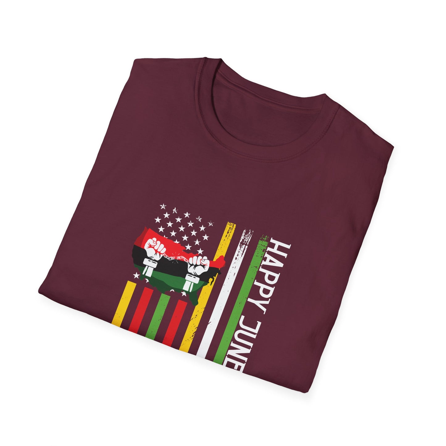 Happy Juneteenth  Unisex Softstyle T-Shirt