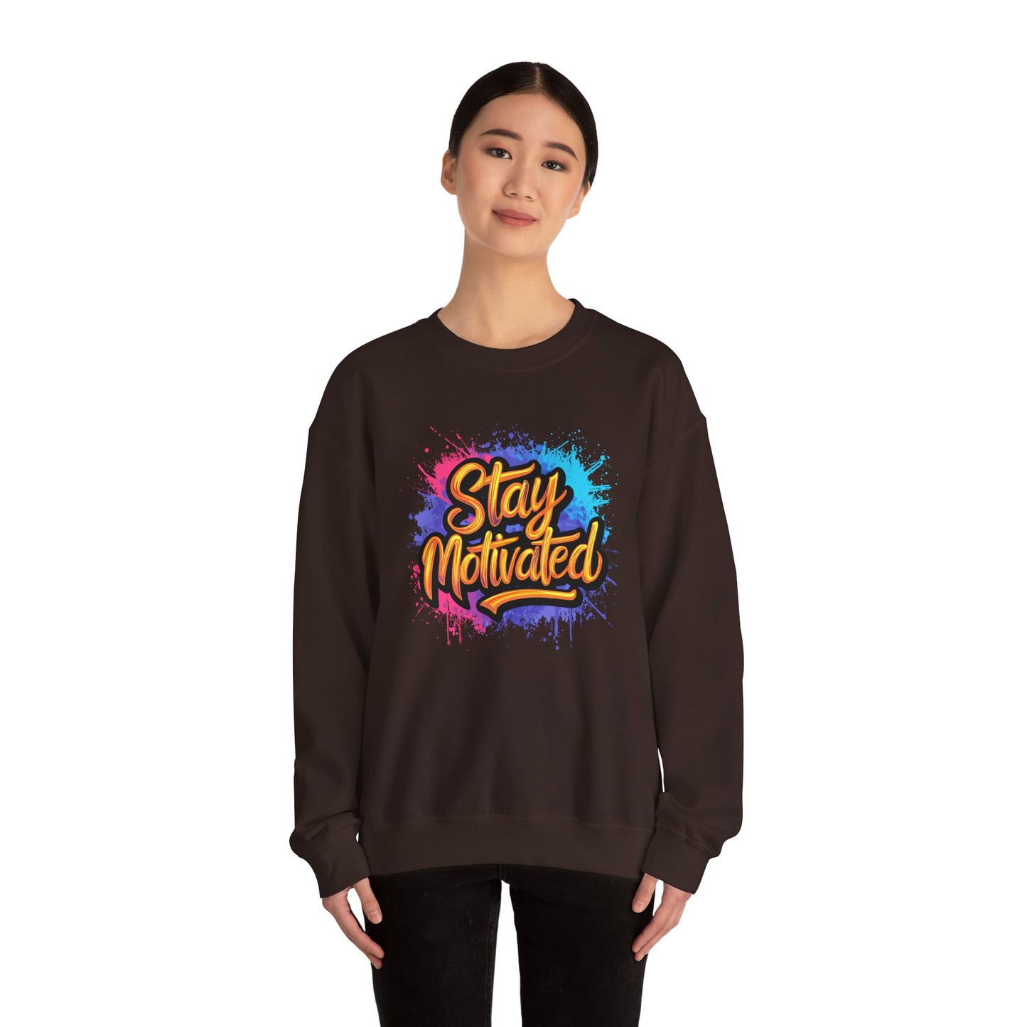 Stay Motivated Unisex Heavy Blend™ Crewneck Sweatshirt