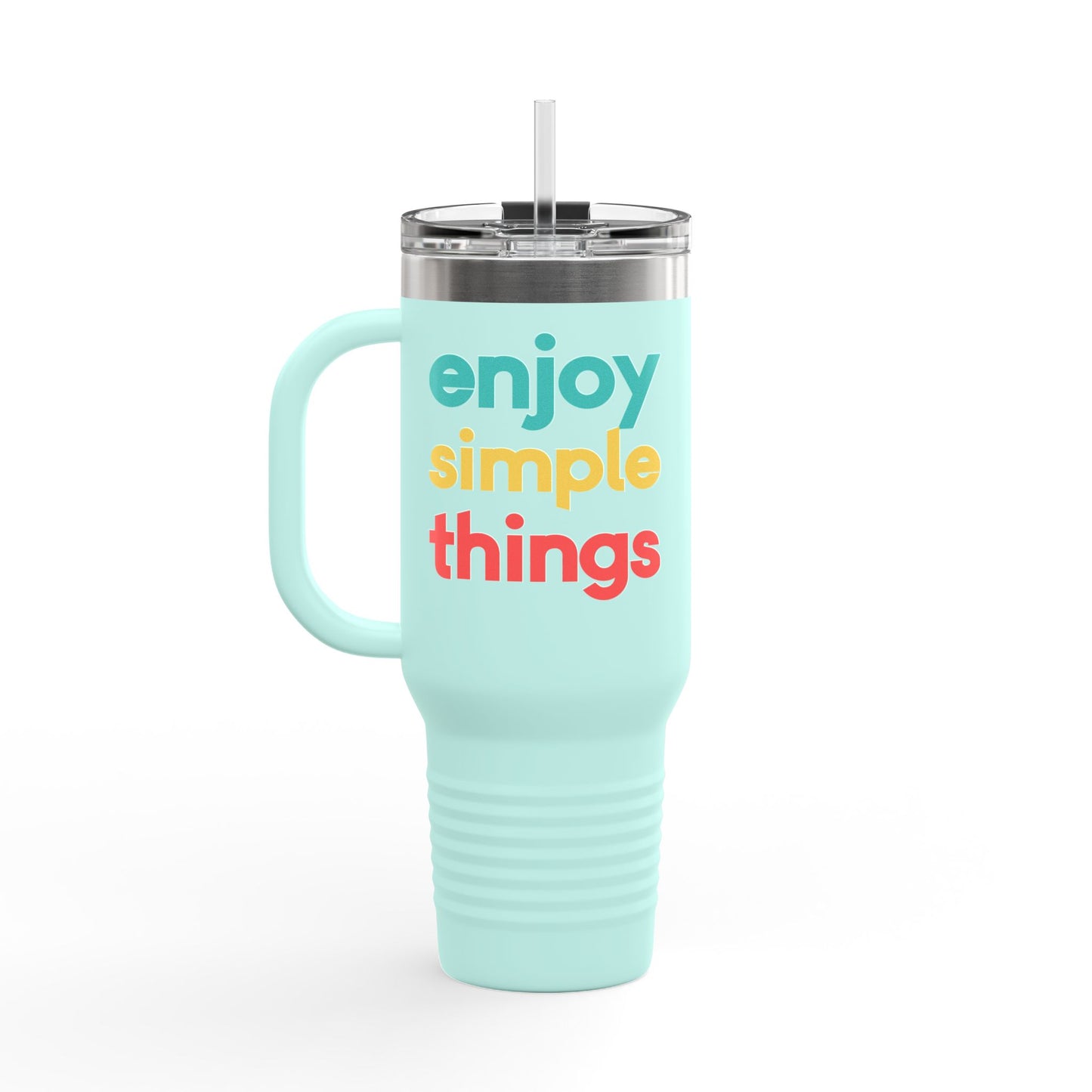 Enjoy Simple Things Insulated Travel Mug, 40oz