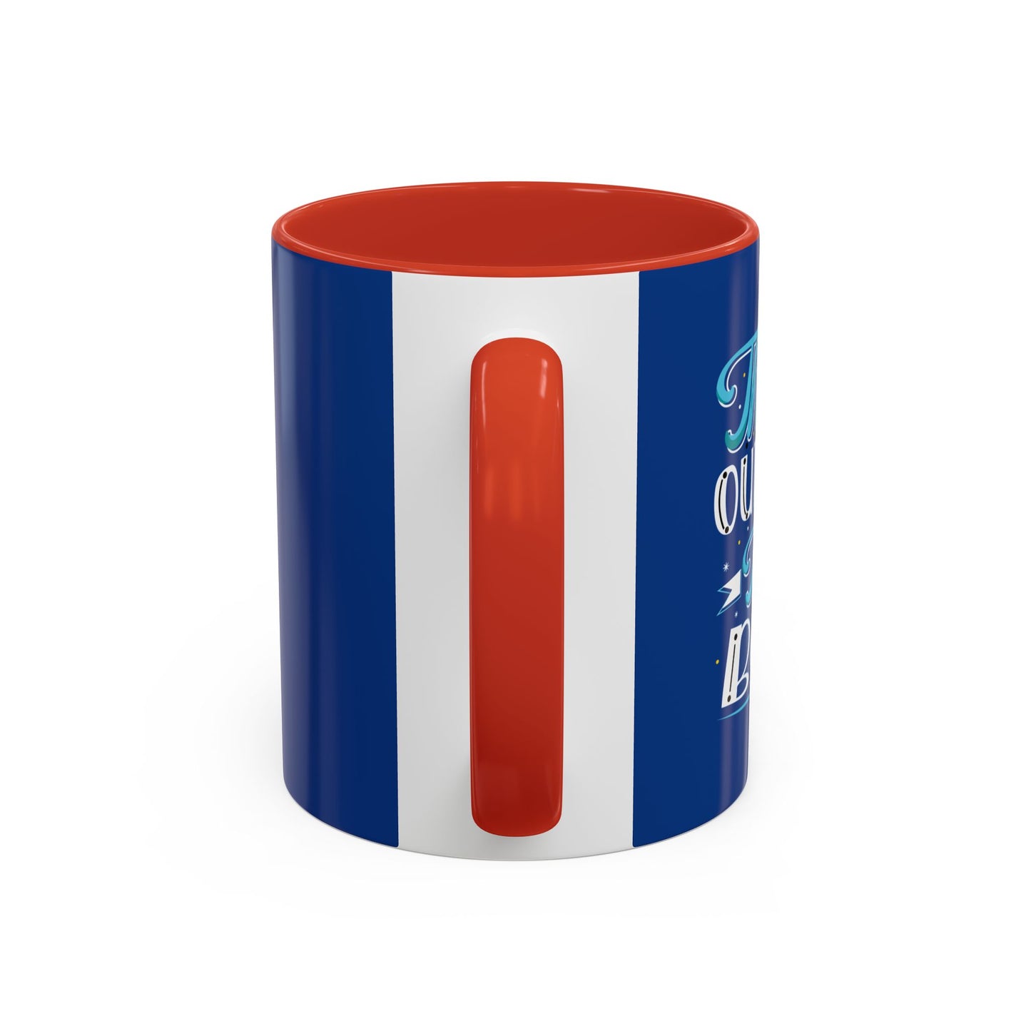 Think Outside The Box Accent Coffee Mug (11, 15oz)