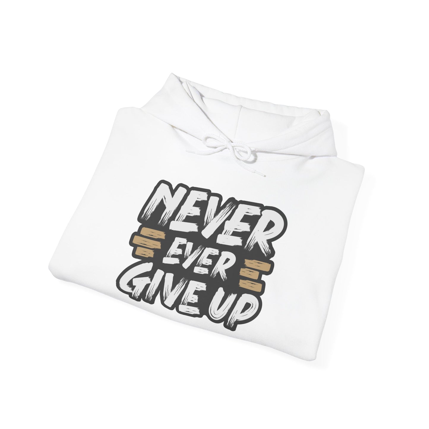 Never Give Up Unisex Heavy Blend™ Hooded Sweatshirt