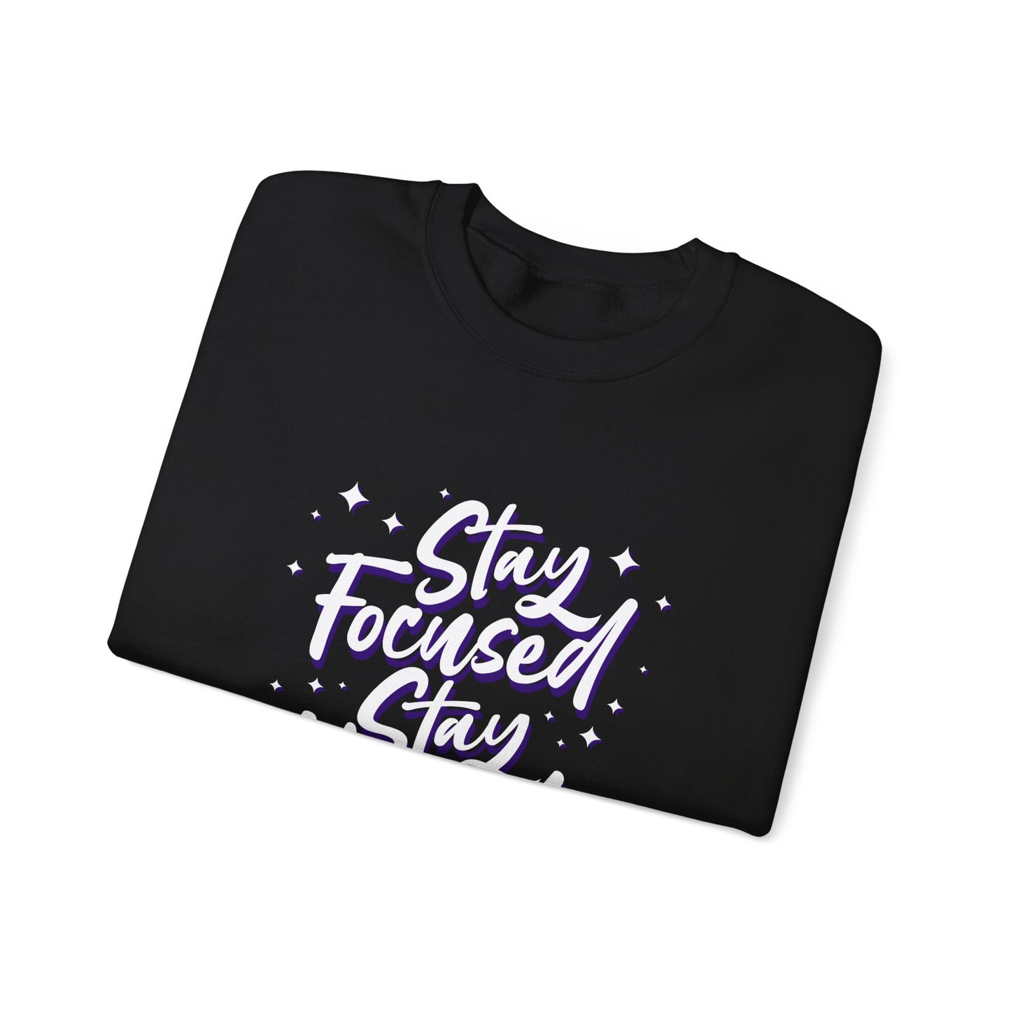 Stay Focused Stay Humble Unisex Heavy Blend™ Crewneck Sweatshirt