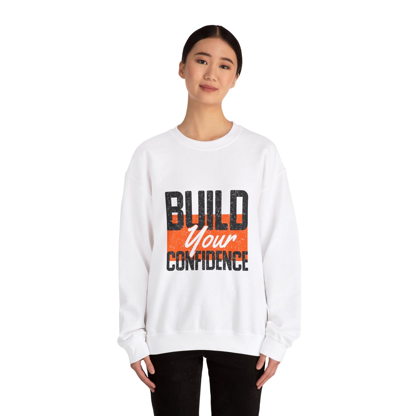 Build Your Confidence Unisex Heavy Blend™ Crewneck Sweatshirt