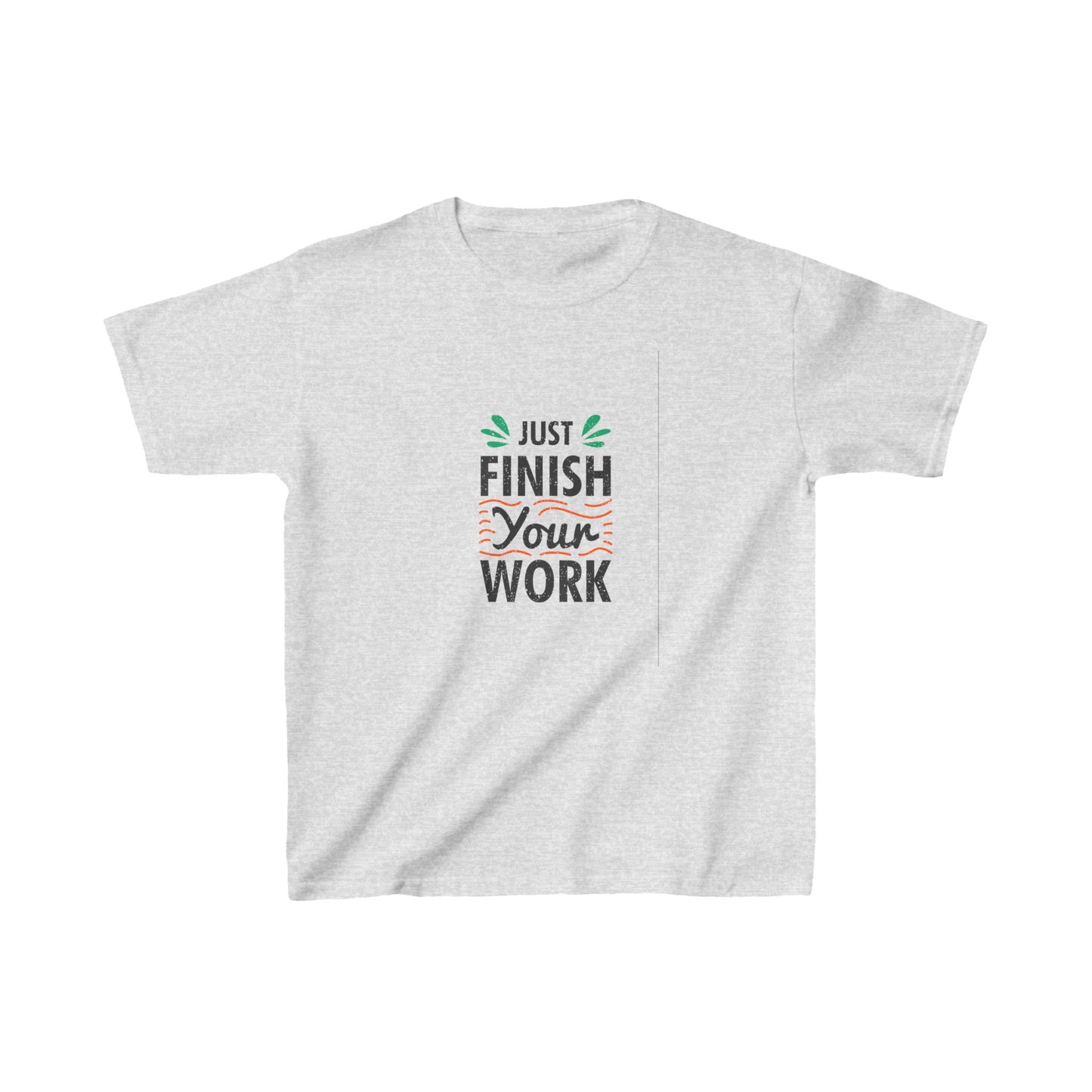 Just Finish Your Work Kids Heavy Cotton™ Tee