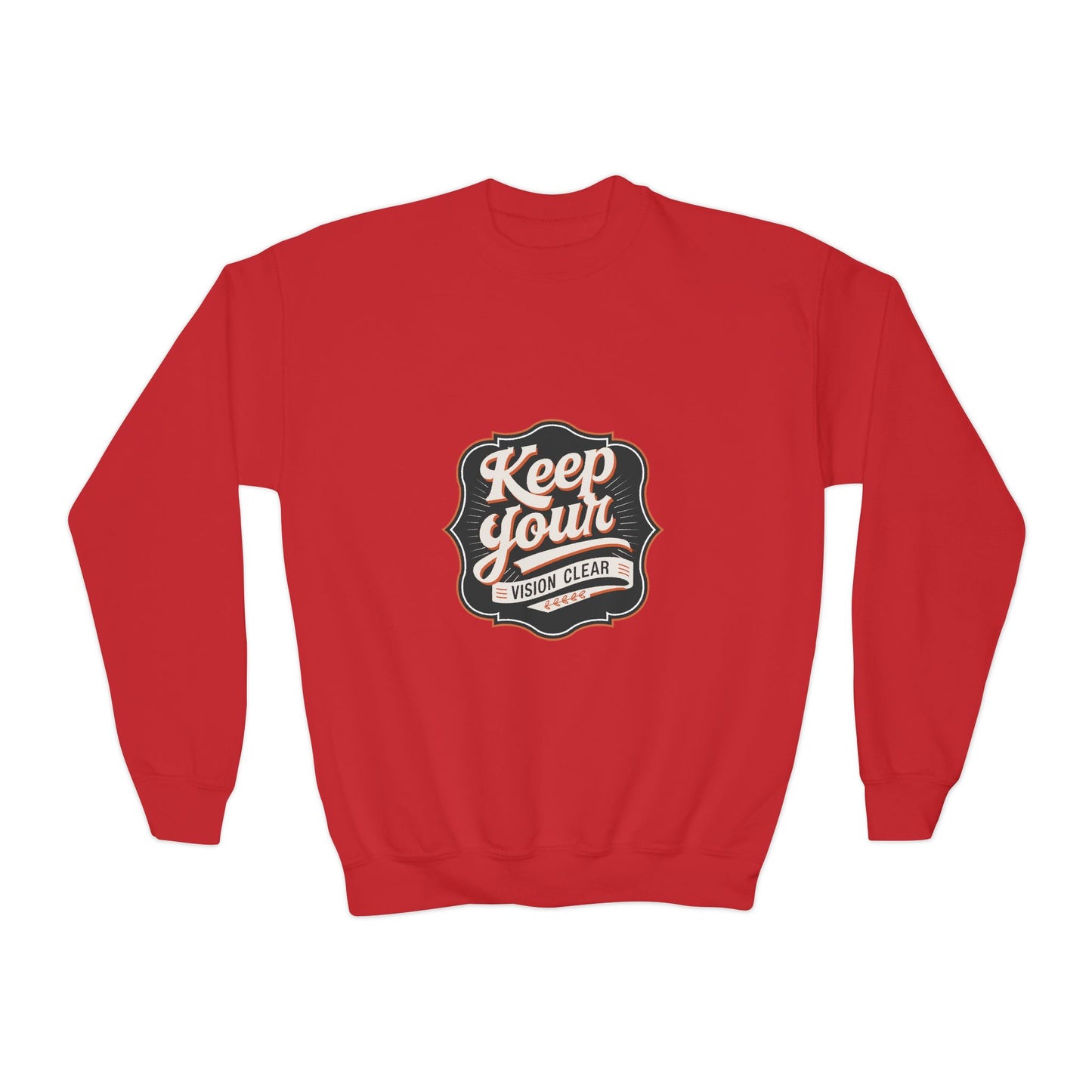 Keep Your Vision Clear Youth Crewneck Sweatshirt