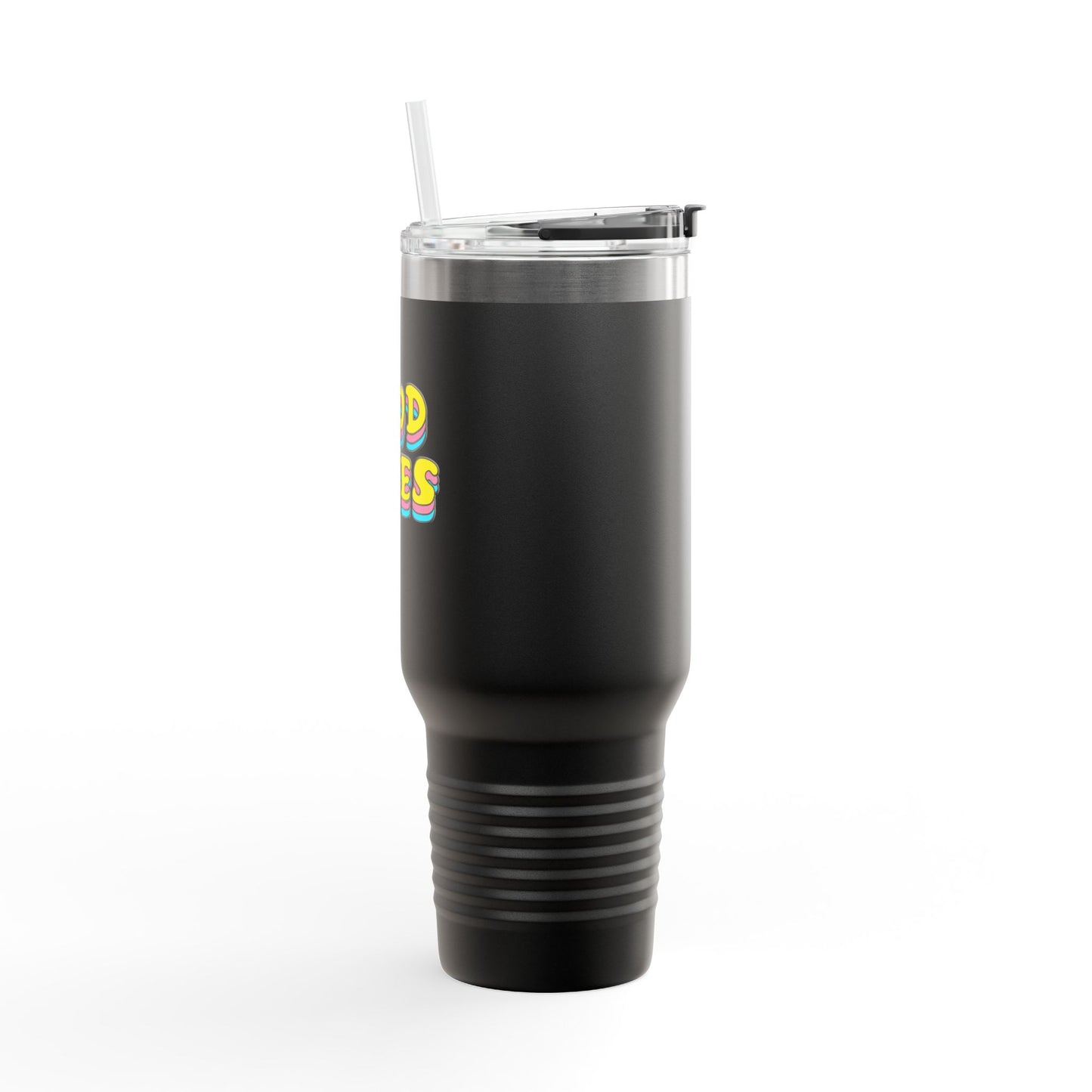 Good Vibes Insulated Travel Mug, 40oz