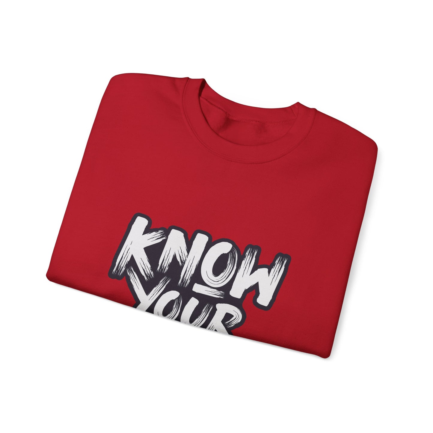 Know Your Worth Unisex Heavy Blend™ Crewneck Sweatshirt