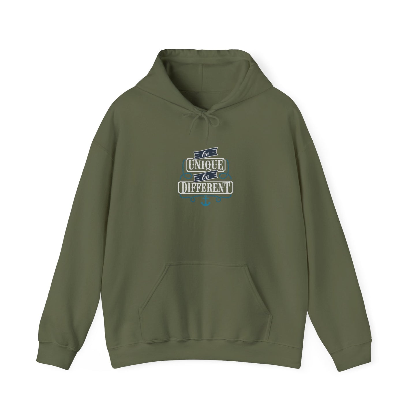 Be Unique Be Different Unisex Heavy Blend™ Hooded Sweatshirt