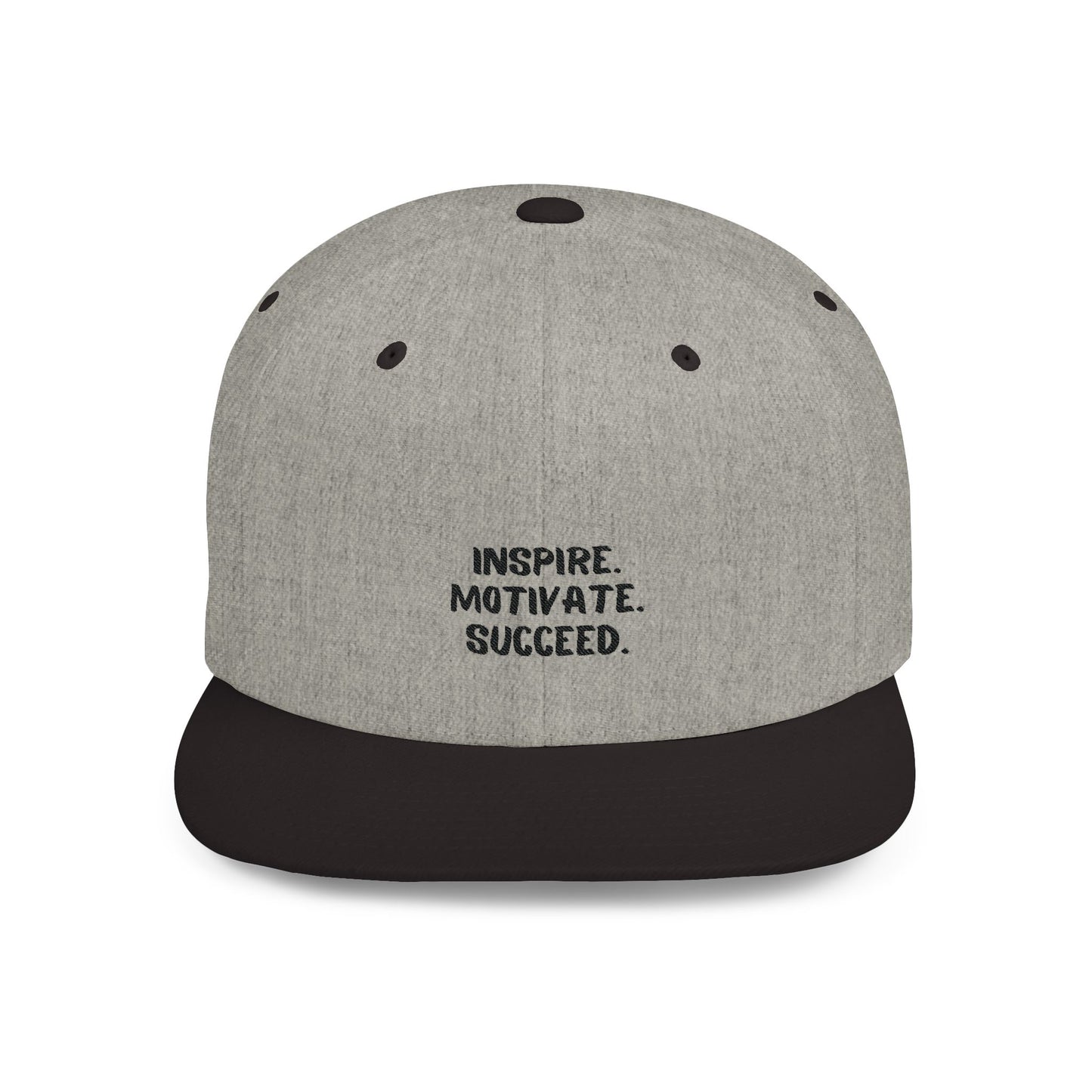 Inspire Motivate Succeed Flat Bill Snapback