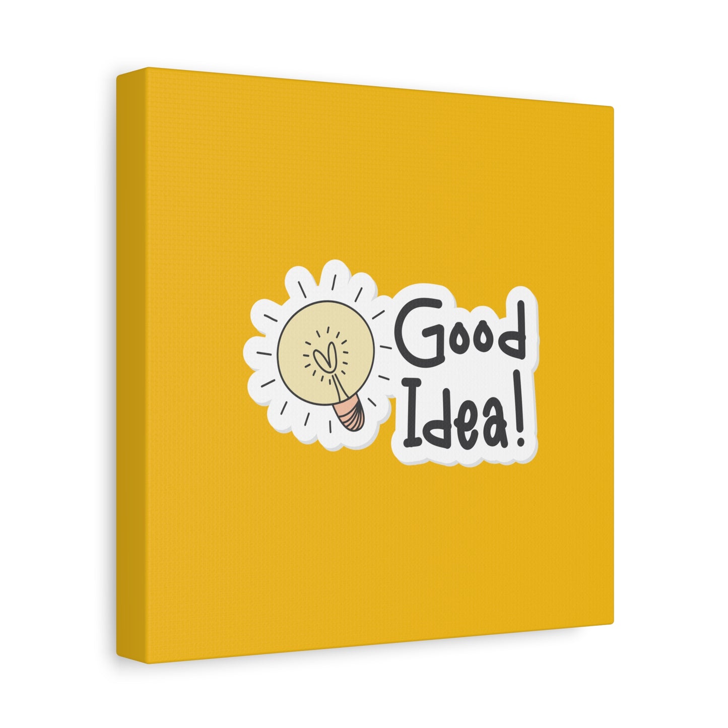 Good Idea Matte Canvas, Stretched, 1.25"