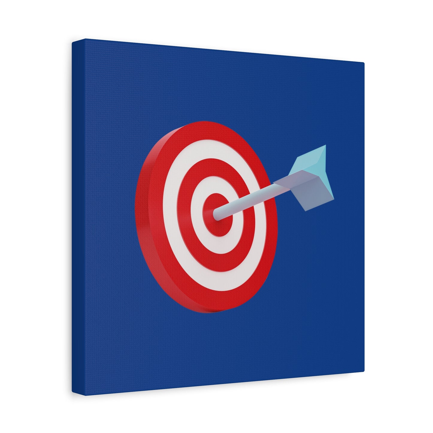 3d Render Arroe Hit The Center Of Target Or Goal Of Success Matte Canvas, Stretched, 1.25"