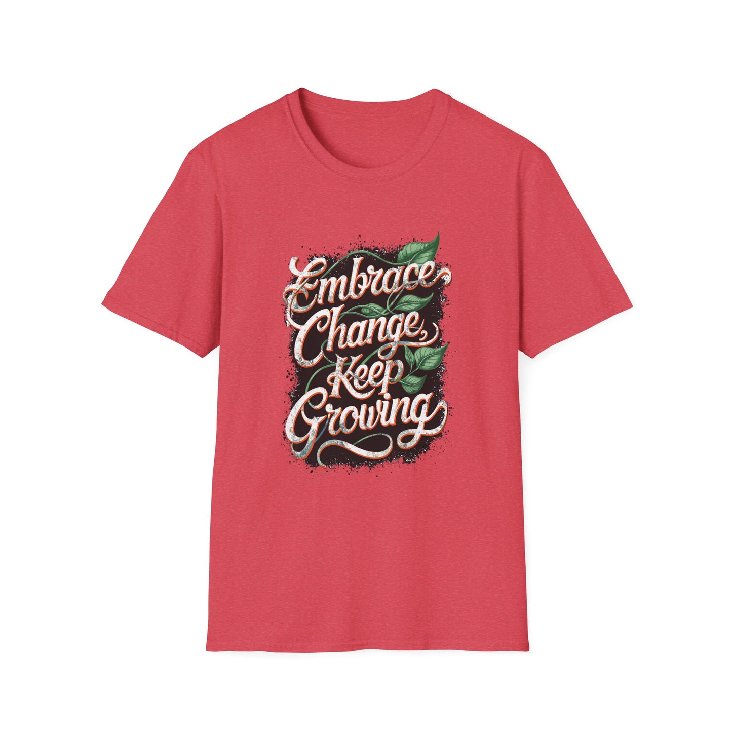 Embrace Change Keep Growing Unisex Softstyle T-Shirt