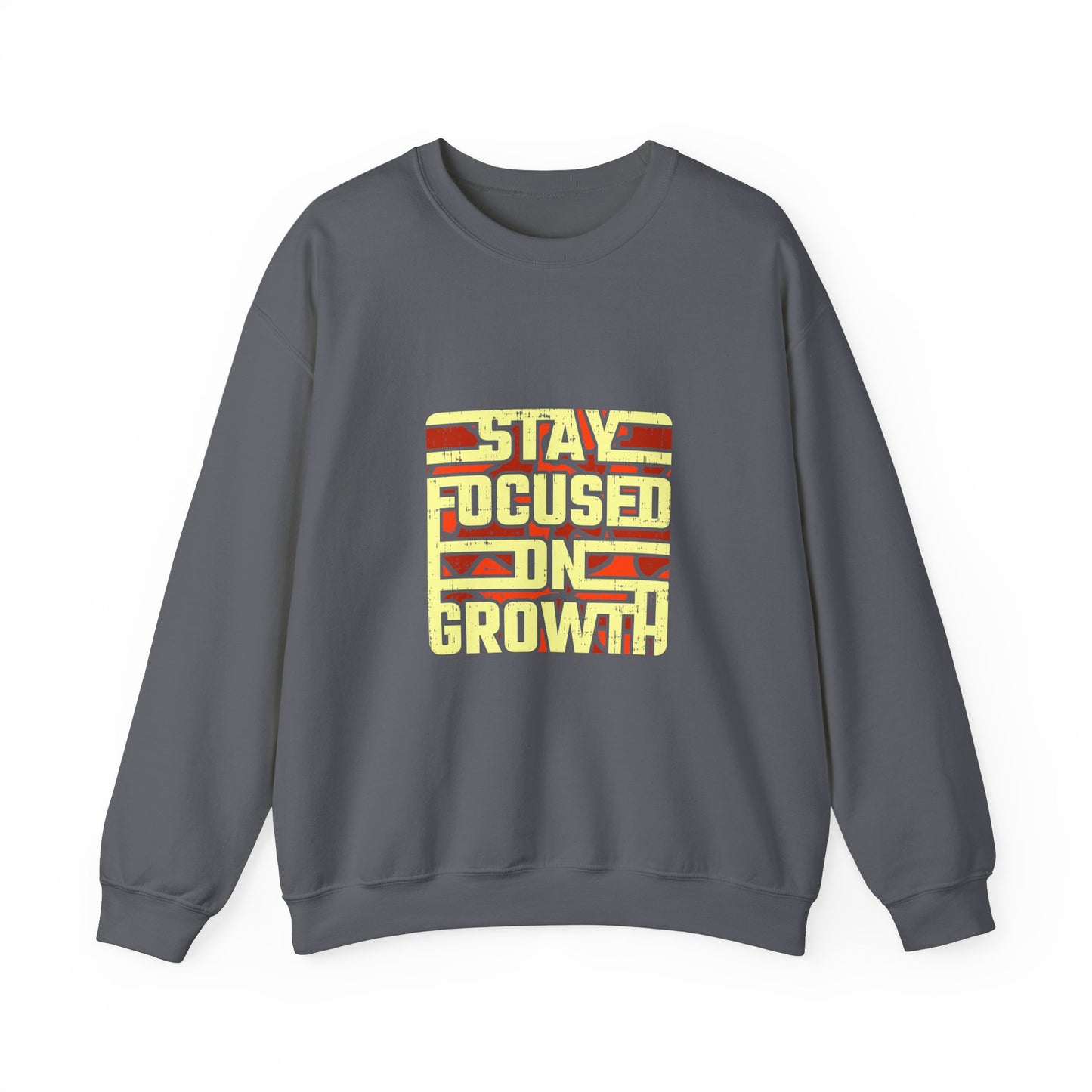Stay Focused On Growth Unisex Heavy Blend™ Crewneck Sweatshirt