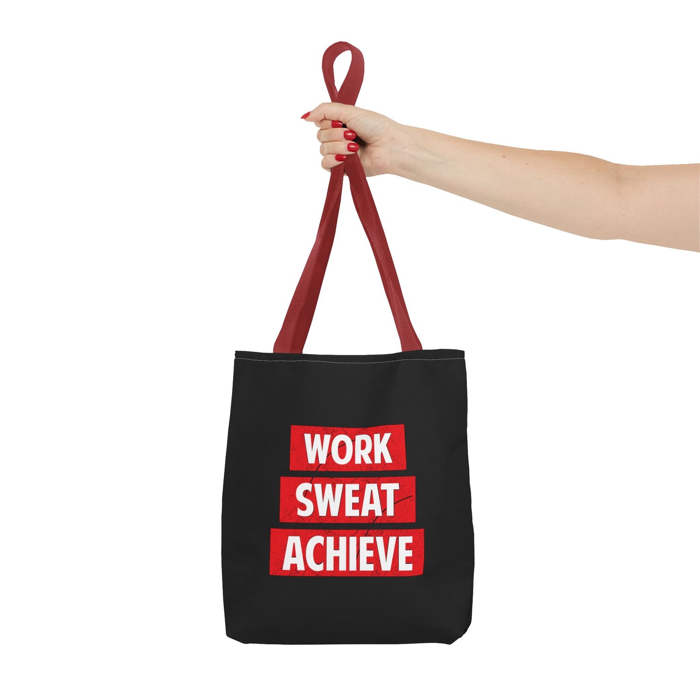 Work Sweat Achieve Tote Bag (AOP)